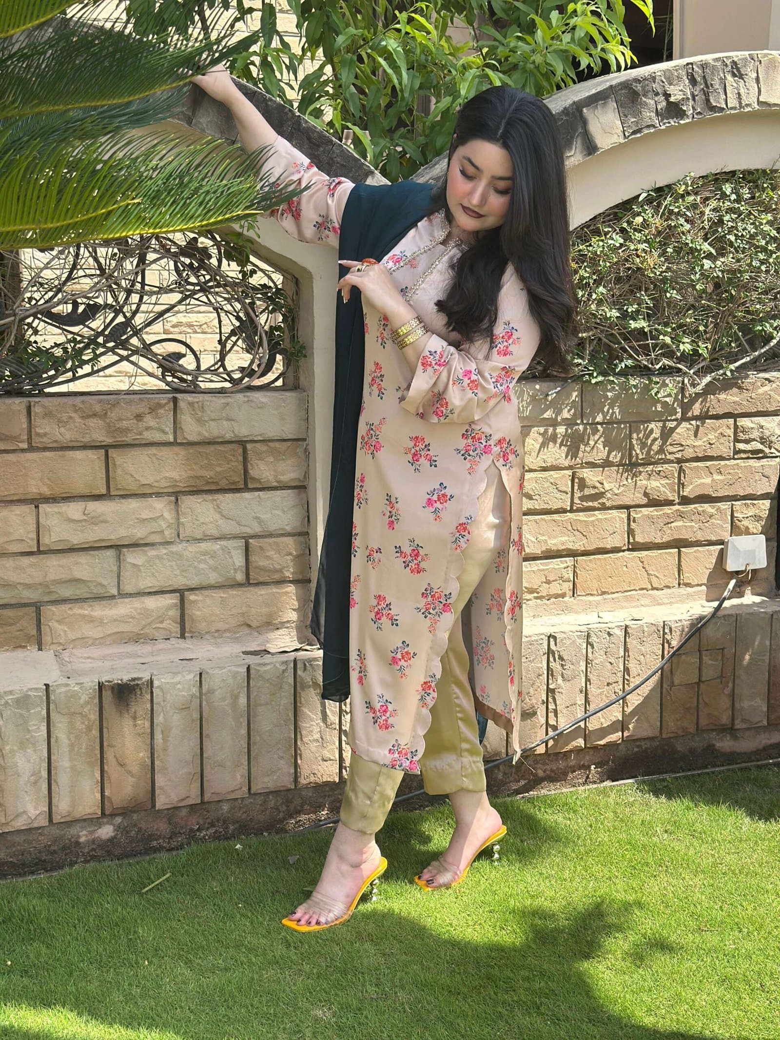 Floral Silk Digital Print Set