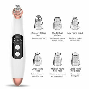 Electric Blackhead Remover Pore Vacuum Suction Face Cleaner Tool